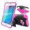 Heavy duty protective stand rubber cover for Samsung Galaxy J3 ballistic back case