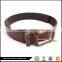 Classical Men's Leather Belt Grain Leather Dress Belt With Pin Buckle
