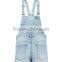 2016 lastest design girls jeans suspender trousers overalls short jeans summer Leisure straps half pants for women