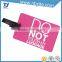 Factory direct sale rubber pvc travel luggage name tags