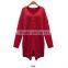Spring top selling shawl neck plus size long style women cardigan