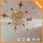 2015 hot products high quality fashion peel and stick mirror sticker wall sticker