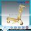 Best price airport trolley with golden design