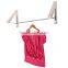 Invisible Folding Clothes Hanger Wall Mounted Clothes Hanger Rack White