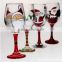 Christmas Hand Painted Wine Glass
