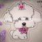 Dog pet shape for bags front pocket reflective sheeting