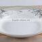 Ceramic bone china soup plate, hongshun brand names porcelain dinner set