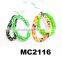 fashion assorted colored silicone rubber bracelet magnetic
