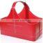 durabel waterproof pu leather hand baskets for shopping for storge