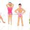 model swimming figure, scale plastic swimming figure for 1/150, plastic mini human figures, plastic 3d swimming figure