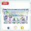 Rectangular disposable plastic food container