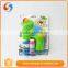 Plastic b/o cartoon animal frog bubbles gun toy with light and music