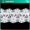 Width 4.0 Centimeter Strip Diamond White Cotton Trimming Lace