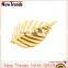 Fashion alloy gold leaves hair jewelry leaf shape hair clip hair accessories