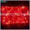DC3V-12V red color thin wire led string lights silver wire string led
