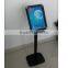 stable aluminum clip frame black poster menu stand