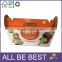 All be best-New customized size corruagted paper box insert flap with 3 windows for food