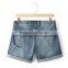 Custom Ladies Short Jeans Manufacturers China