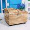 Eco-friendly cheap paulownia wood rice box beans box with roller shutter door