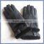 New Winter BlackColor Mens Warm Genuine Sheepskin Fur Leather Glove