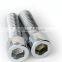 china supplier pure GR2 titanium hexagon head bolts/screw