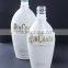 high quality china supplier hot sale cheap white glass wine bottles,glass beverage bottle