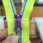 transparent vislon zippers for apparel with OEKO TEX 100 cetificated