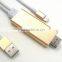 2016 NEW HDTV cable for iPhone product MHL 8-pin to HDTV adapter sync cable for ipad 4 for iphone 5 6 plus