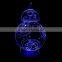 3D Optical Illusion Robot Night Lamp Night Light 10 Colorful LEDs Ultra-thin Acrylic Light Panel AA Battery or DC 5V