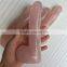 Natural Rose Quartz Crystal Dildo Mushroom Head Dildo For Sale