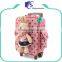 Kids trolley school backpacks with wheels for girls