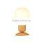 Bulb Shaped Glass Touch Table Lamp With 3 Steps From Bright to Brightest