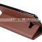 New Product PU Leather Classic Book Folio Case for Samsung C7 with Card Slot and Stand