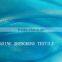 Ocean blue sow organza fabric for wedding dress