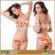 Womens Push Up Halter Hard Cup Bikinis Swimsuit
