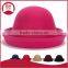 Direct manufacturers in autumn and winter Billycock Lovely Ladies Wool Hat British style curling hat wholesale