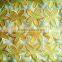 Shandong supplier modern maple leaf African emboridery fabric