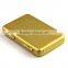 luxury gold silver mini aluminum name card holder for bussiness