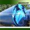 100% no pollution 10 tons waste tire recycling to diesel line