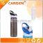 OEM logo 750ml sport straw alkaline water bottle