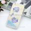 2016 hot selling liquid printed clear case for iPhone6