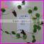 small size green color artificial grape leaf string