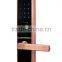 Touch ten digit kepad home door lock security system with fingerprint