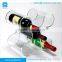 Clear Acrylic Decoration Waving Wine Bottle Holder
