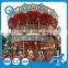 Theme park fairground carousel rides amusement park ride Fiberglass merry go round luxury double deck carousel for sale
