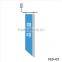Supermarket custom shelf hanging display banner with magnetic base
