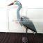 Plastic Heron Decoy for Hunting ,PE Material Animal bait