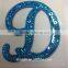 Different kinds sequin embroidered alphabet patch