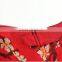 Women's Chiffon Half Sleeve Floral Print Prom Party Casual Long Cocktail Dress