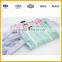 cotton fabric foldable shopping bag with colorful stripes